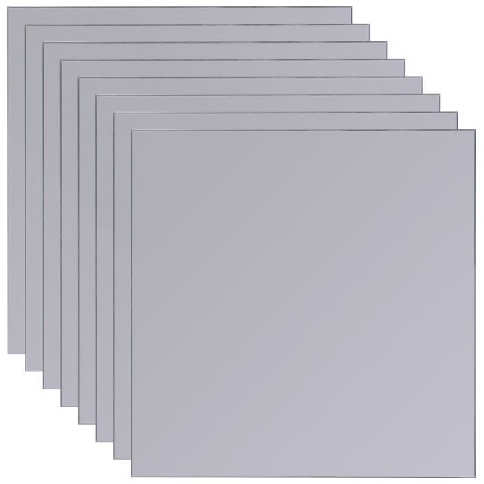 Vidaxl Płytki Lustrzane, Bez Ramowe Szklane, 8 Szt., 20,5 Cm