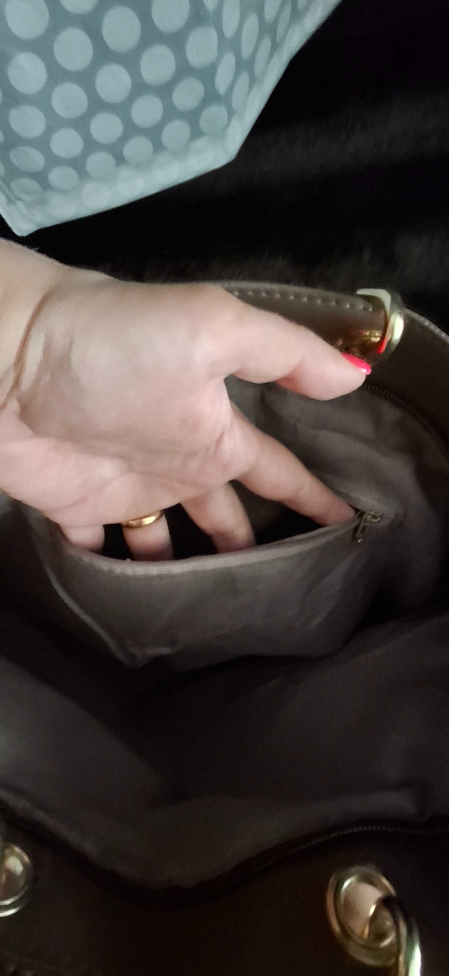 Malha shopper com alça dourada