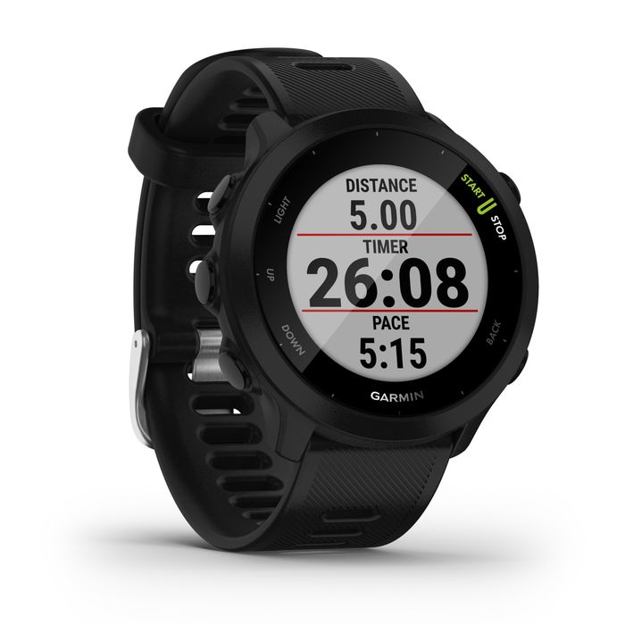 Smartwatch GPS Garmin Forerunner 55 Preto