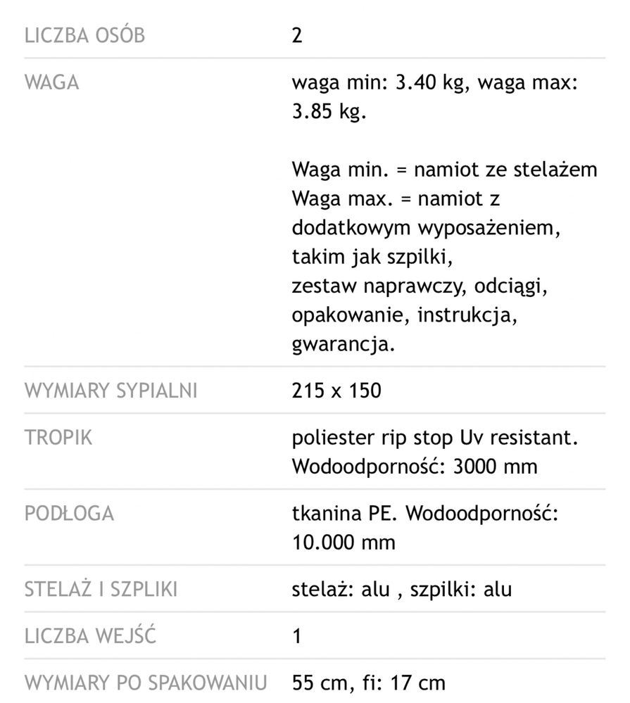 Namiot ekspedycyjny Marabut Komodo Plus XL 2-osobowy