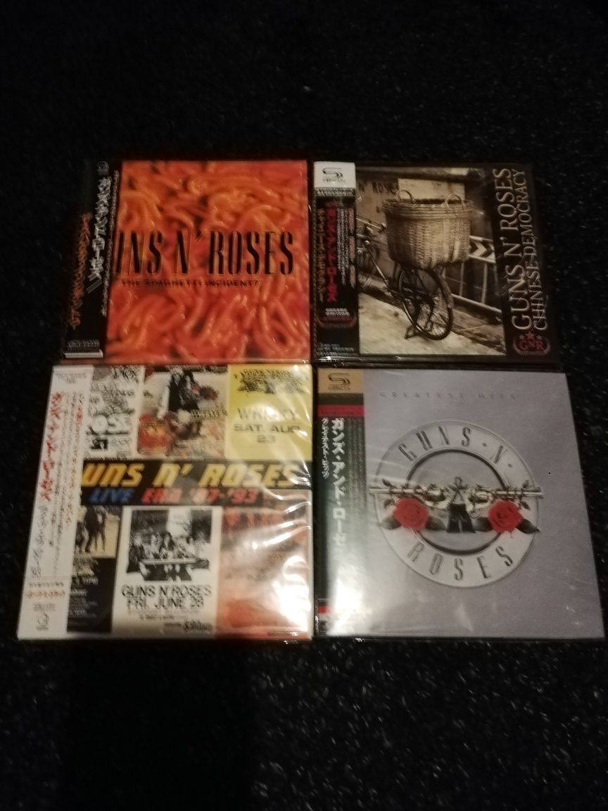 Gun's n roses cds edições japonesas shm cd