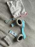Muffy Baby Classic ALPINE niebieskie nauszniki niemowlęce