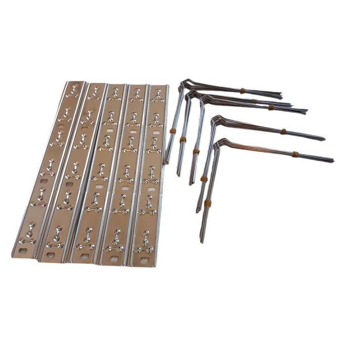 kolce odstraszające ptaki 5szt. inox 2,7x25x12 cm