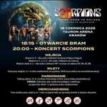 Bilet Scorpions Tauron Arena Kraków 18.06