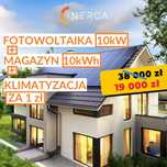 Fotowoltaika 10kW + Magazyn 10,4kWh + Klimatyzacja za 1zł 507zł/mc
