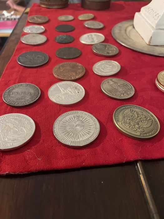 Coleção de Moedas Raras e Antigas - Prata, Bronze e Comemorativas