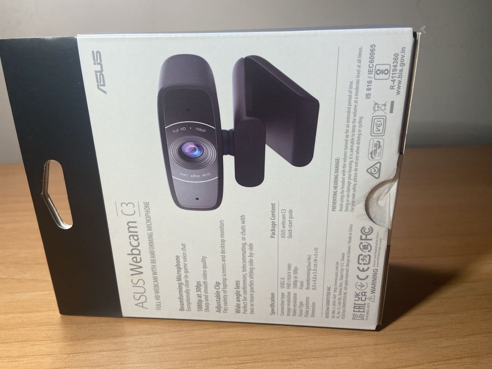 Webcam ASUS C3 Fhd - Novo