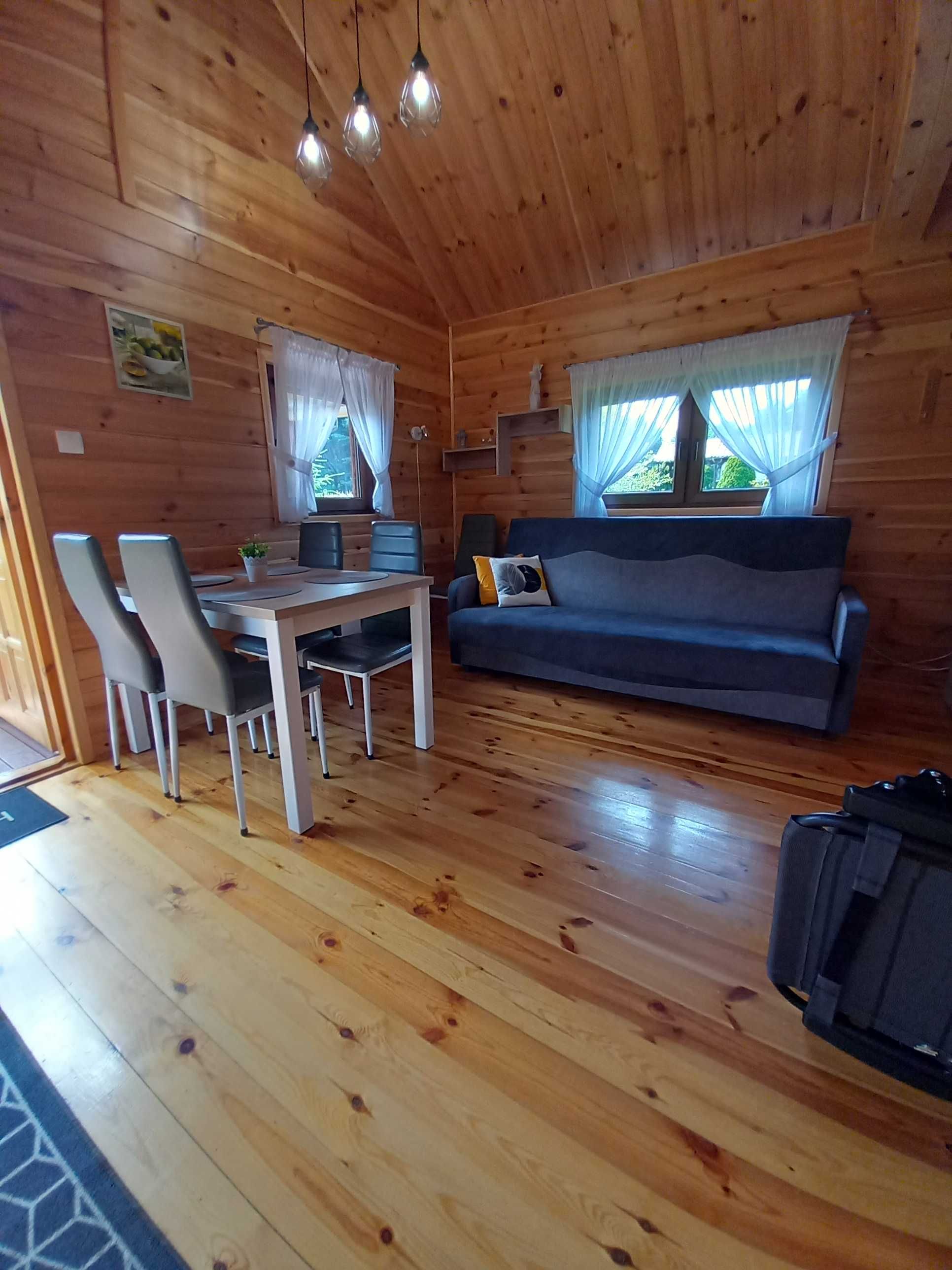 Domki  letniskowe ( dwa ) do wynajęcia  Mazury, Siemiany, j. Jeziorak