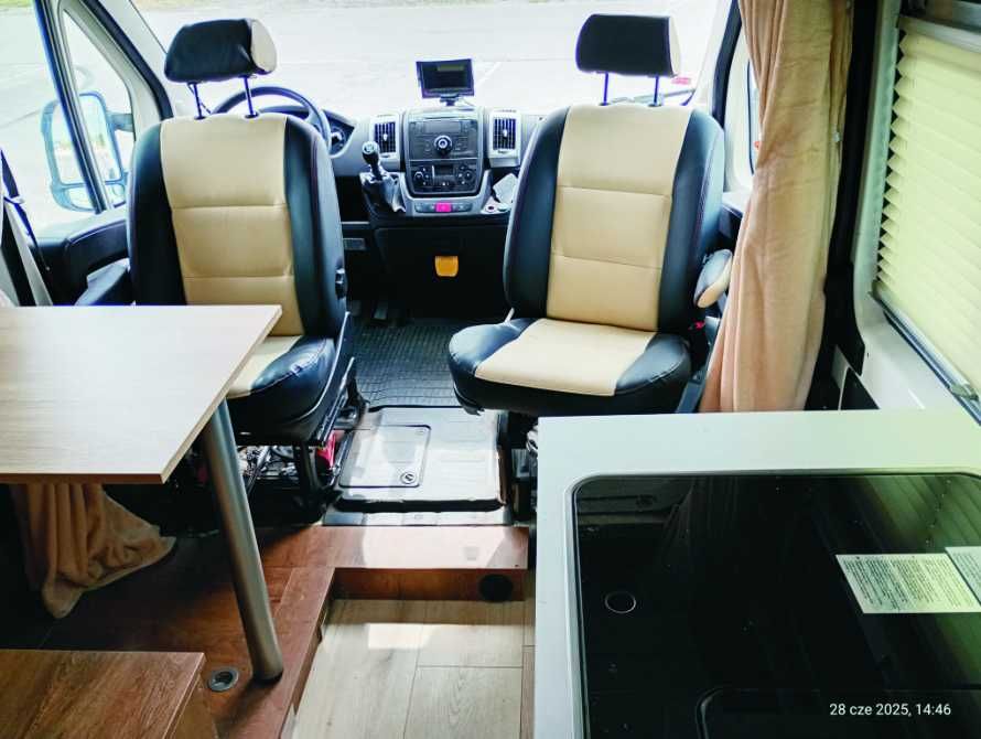 Kamper Fiat Ducato 3.0 2013r zamiana na  dom mieszkalny DO 200tyś