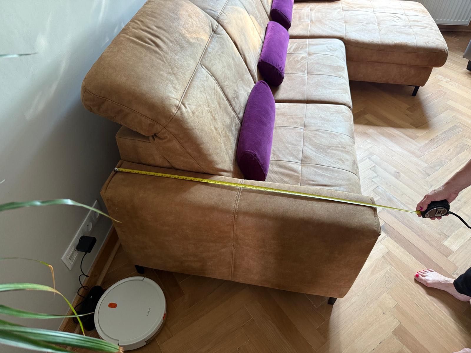 Narożnik z funkcją spania