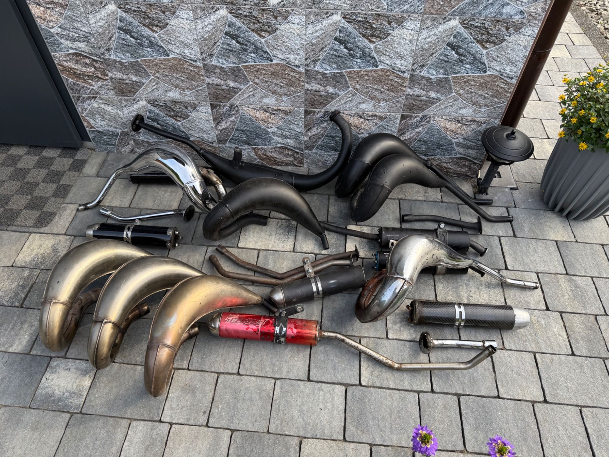 Układy wydechowe wydech am6 Derbi d50 Senda Sx rx. Smx cylinder gaźnik
