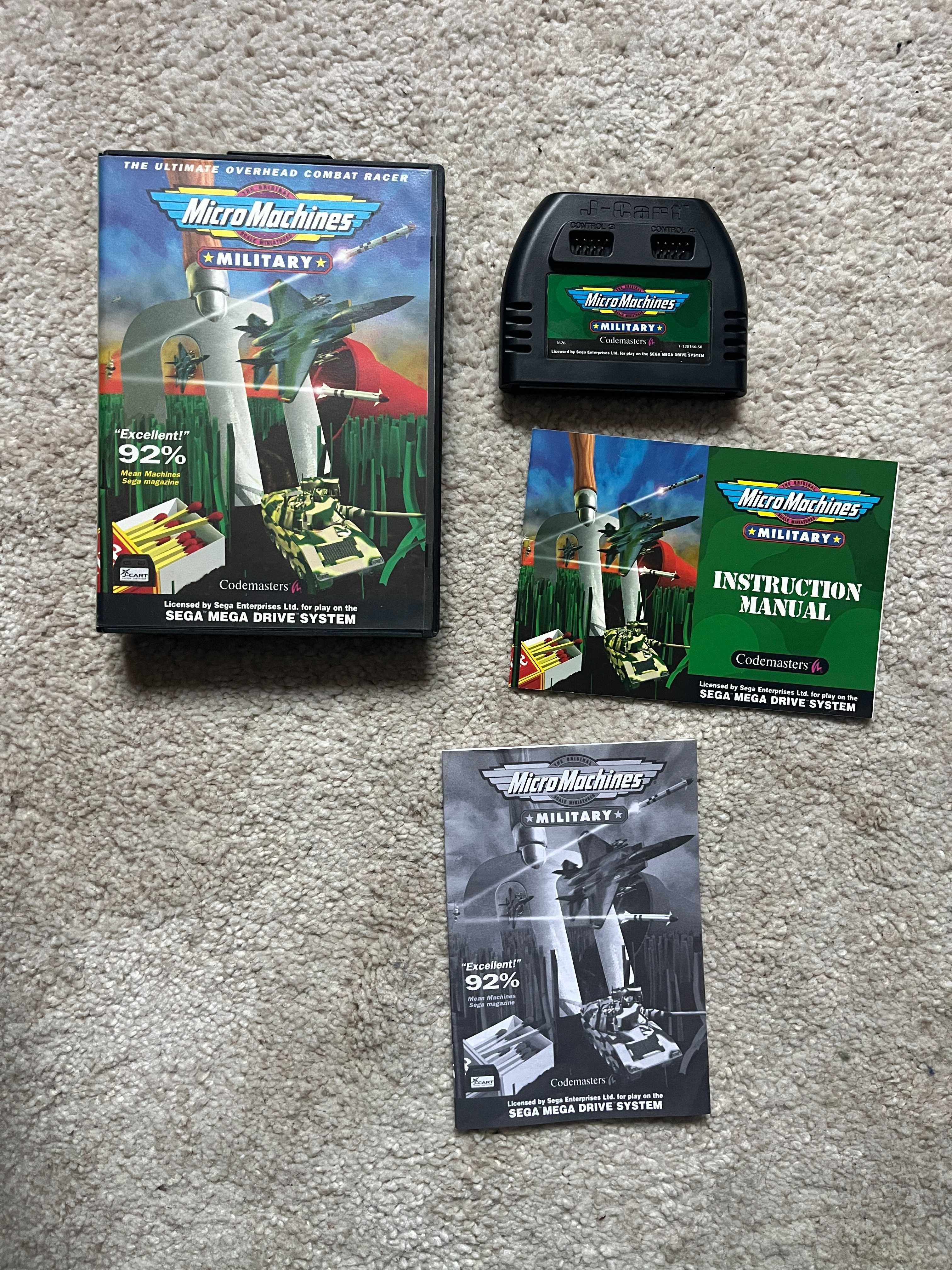 [Mega Drive] Vendo jogo Micro Machines Military completo