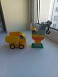 Lego duplo лего дупло машинка кран
