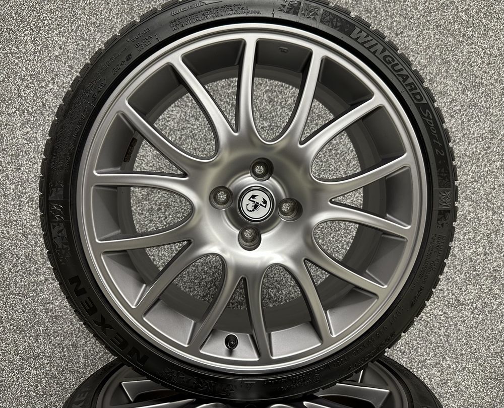 Oryginalne koła zimowe alufelgi 17 Fiat 500 Abarth 695 Tributo