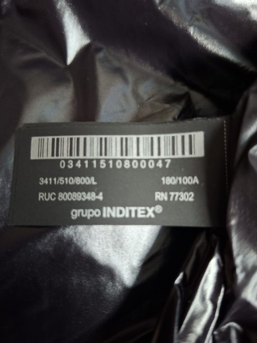 Пуховик бестселер ZARA REPELLEND зі 100% пуху L