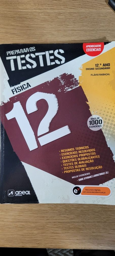 Manual escolar - Preparar para os Testes Matemática  A 12° ano