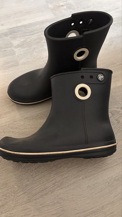 Резиновые сапоги синие  женские crocs 36,37