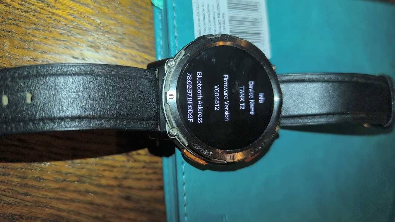 Kospet Tank T2 smartwatch z Certyfikatem MiL-STD-810H