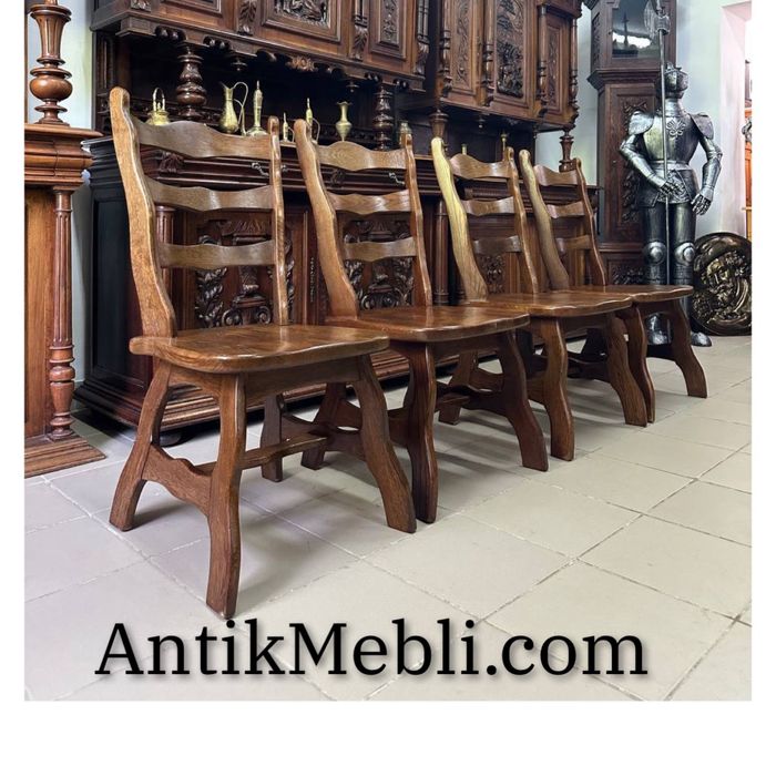 Стільці дубові дерево стулья дуб 3476