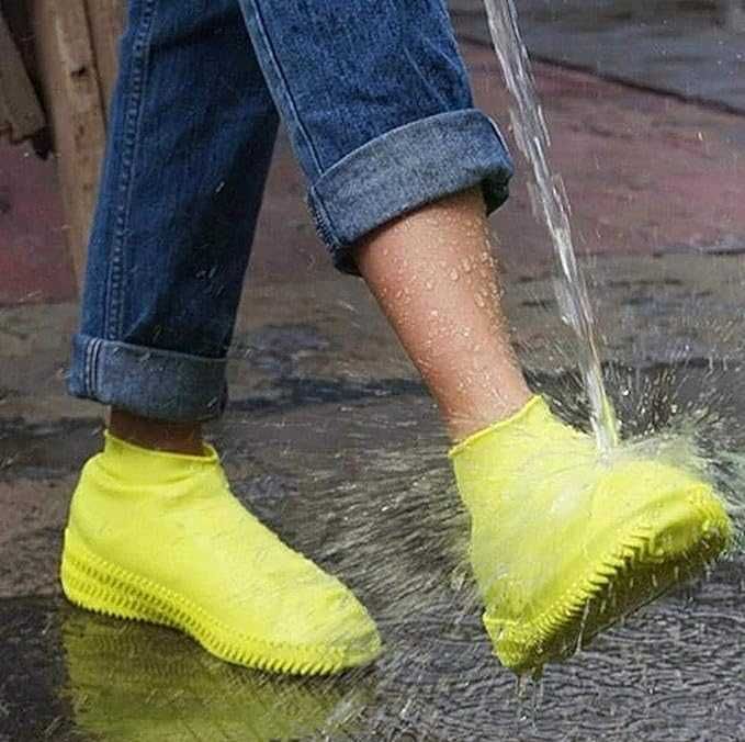 Ochraniacze na buty wodoodporne silikonowe przeciw deszczowe L