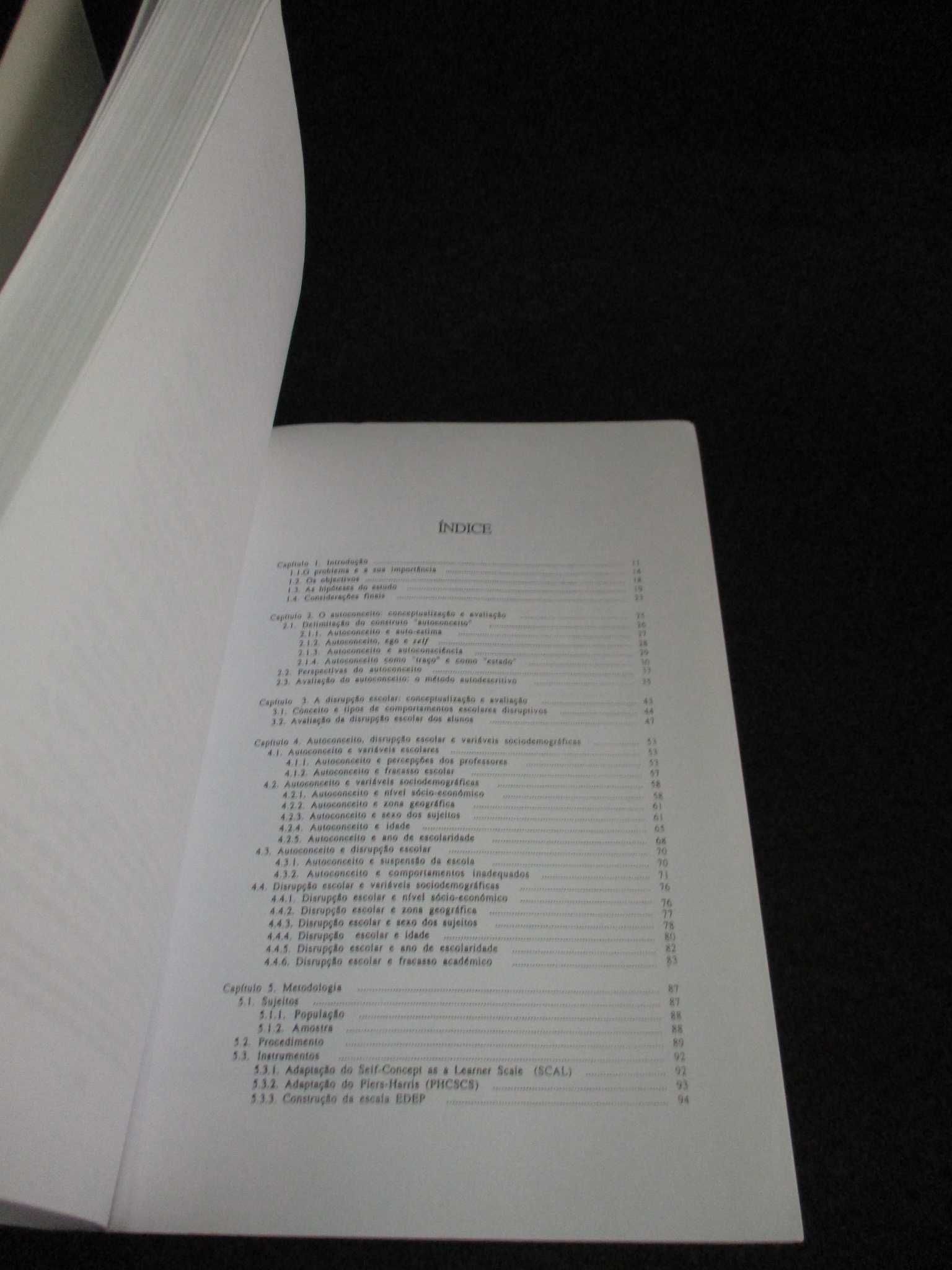 Livro Transgressão e Autoconceito dos Jovens na Escola