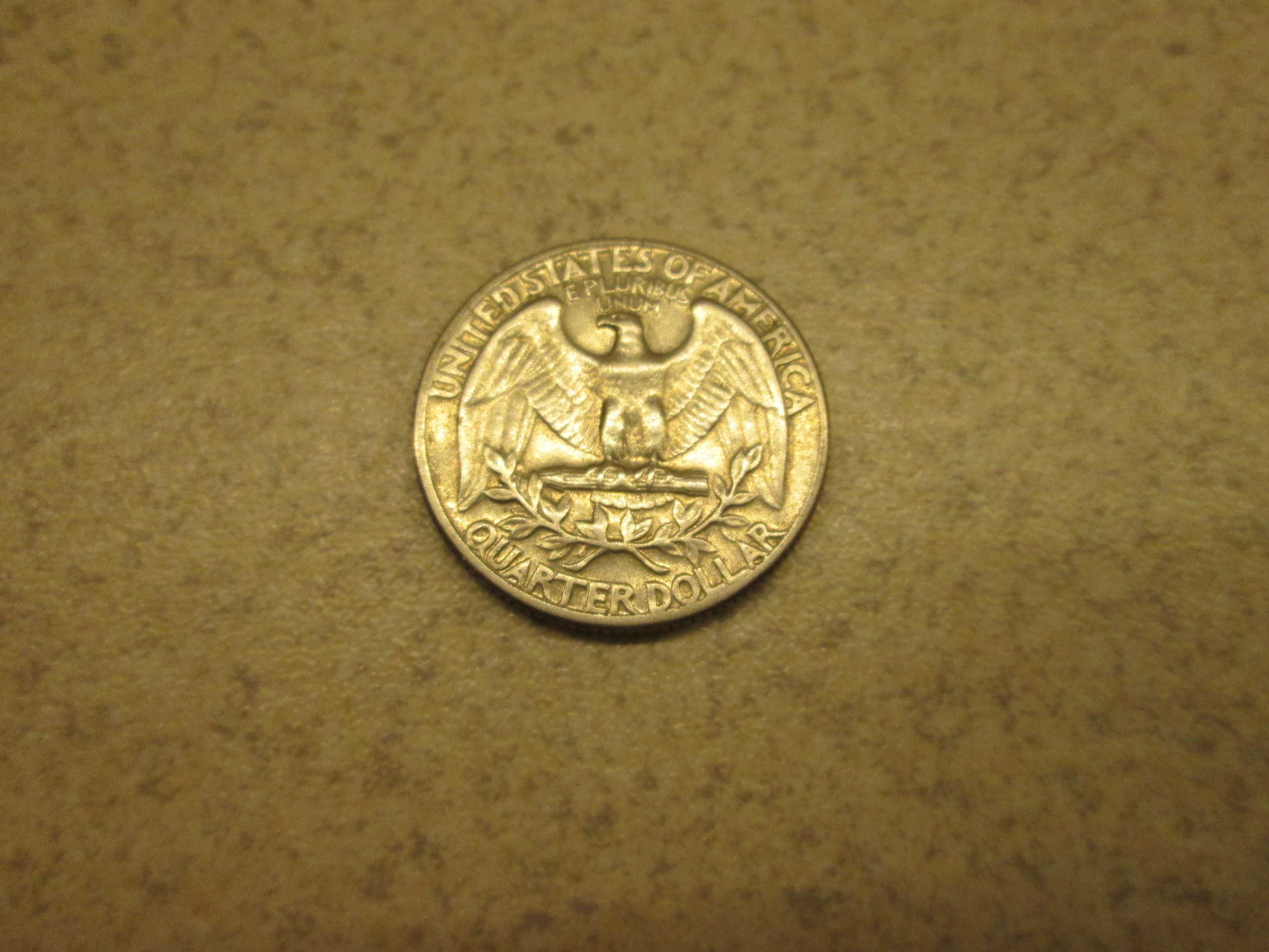 Moneta 25 centów z roku 1965