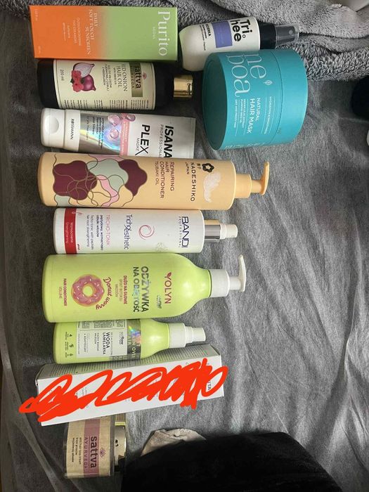 Zestaw kosmetyków do pielęgnacji włosów mix