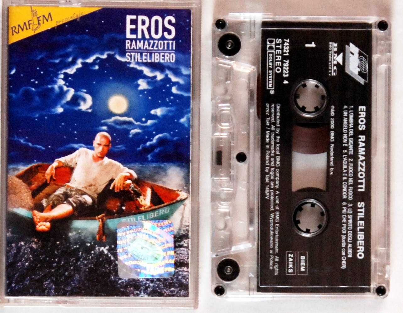 Eros Ramazzotti - Stilelibero (kaseta) s.BDB
