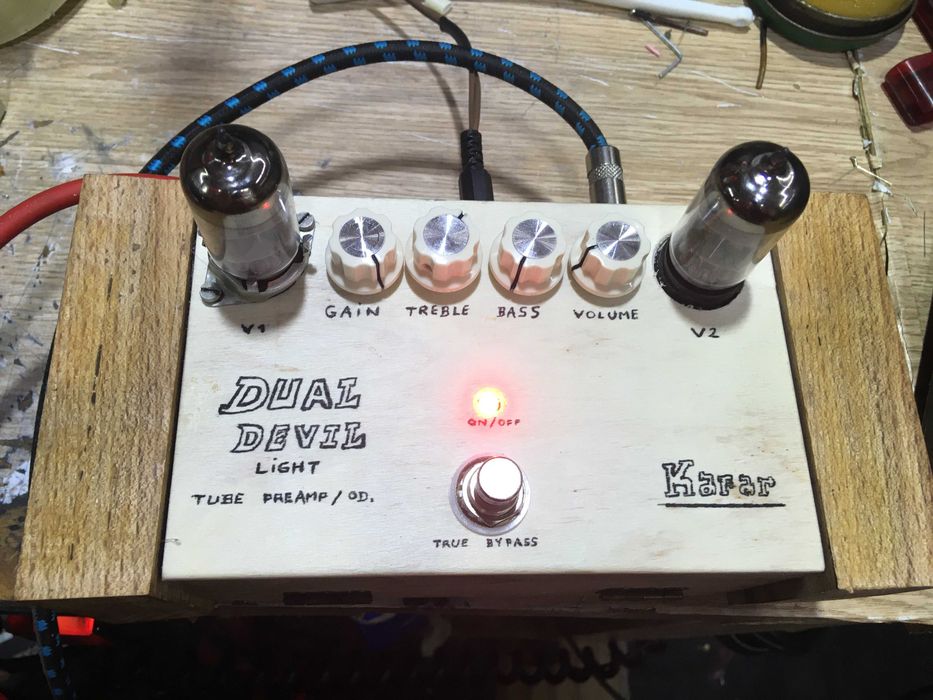 Efekt gitarowy lampowy  DUAL DEVIL LIGHT preamp overdrive nowy