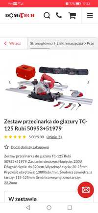 Sprzedam przecinarkę Rubi TC 125