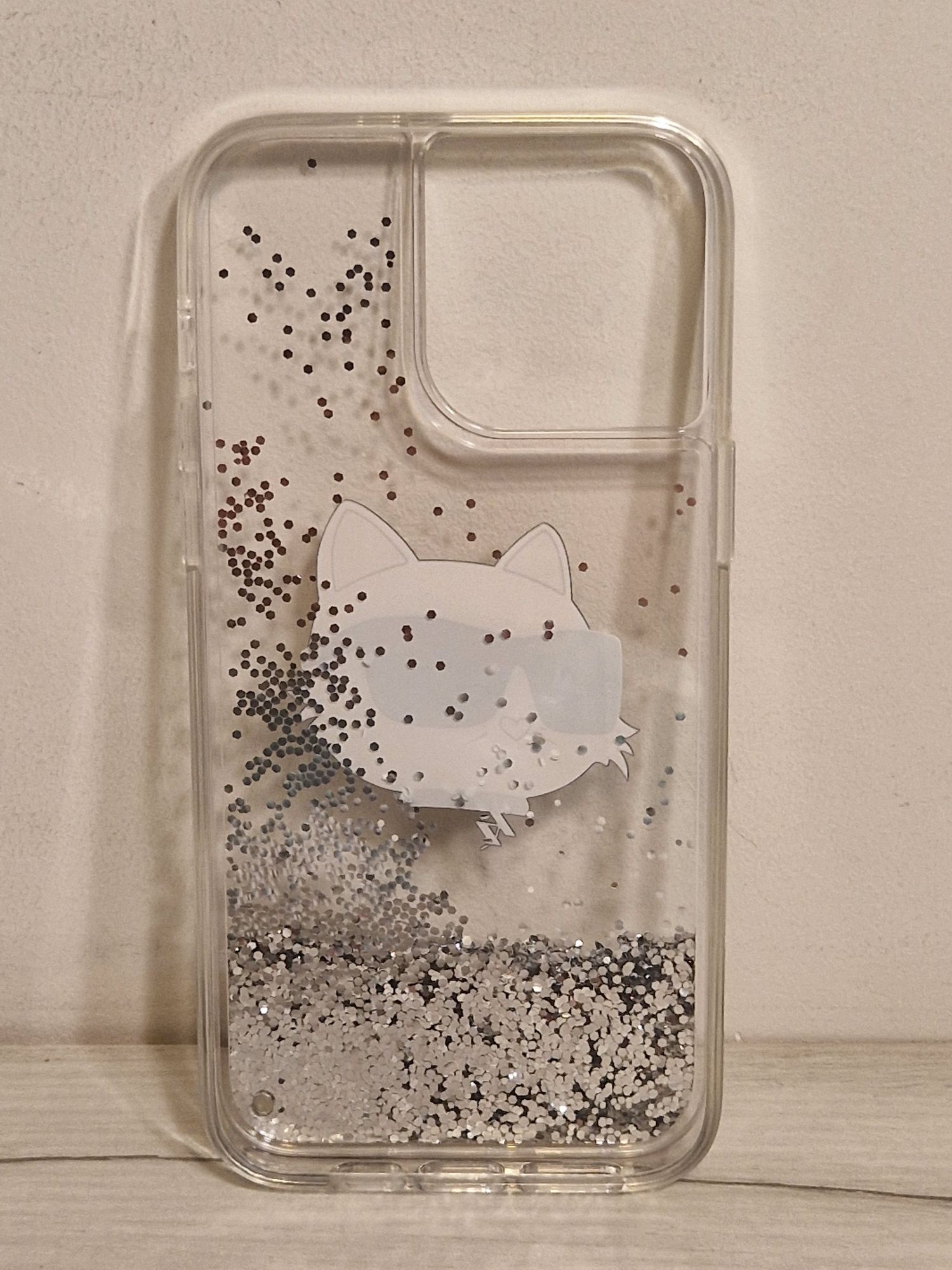 Oryginalne Etui KARL LAGERFELD Glitter Choupette Iphone 14 Pro Max