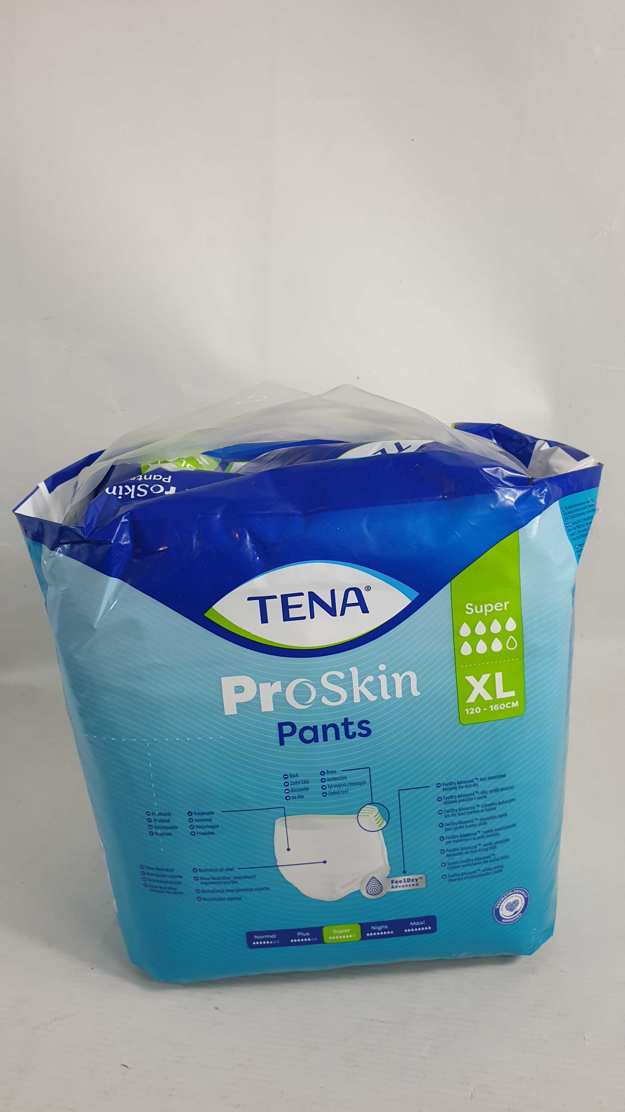 Majtki chłonne TENA Pants ProSkin Super XL 12 sztuk NEW