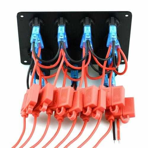 Painel de controle 12V 8 botões (Autocaravana / Campervan)
