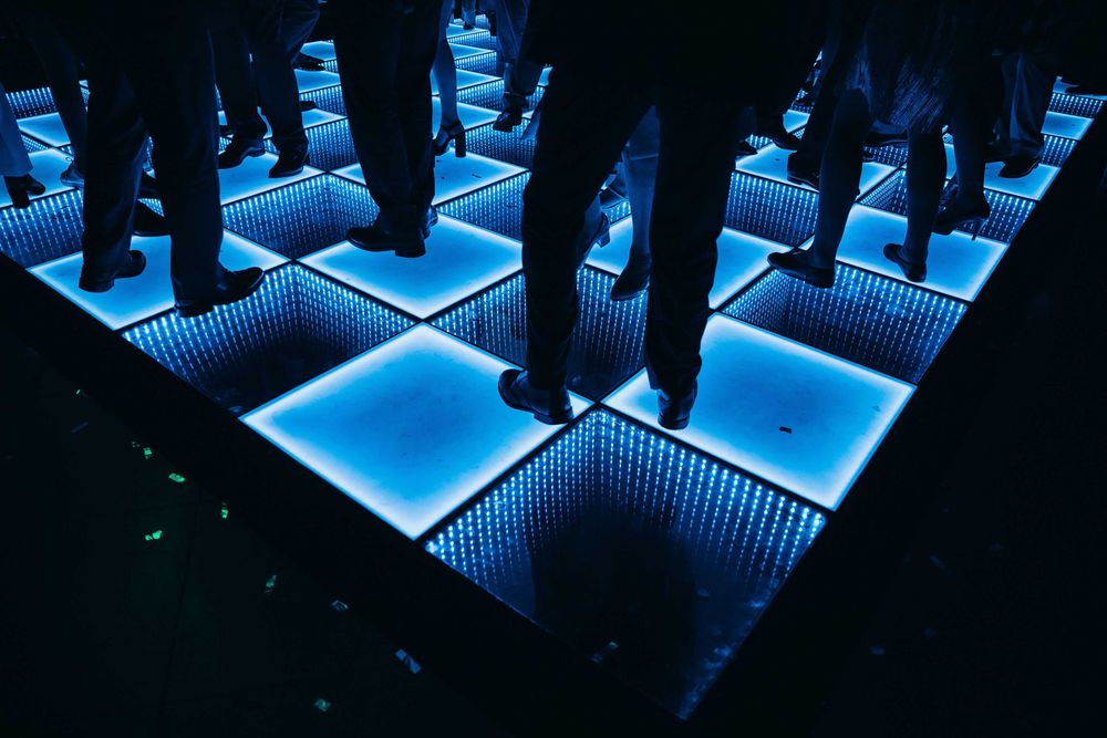 Pistas de Led pistas de dança som e iluminação