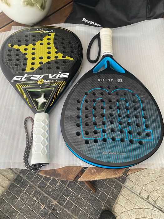 Raquete duas Raquetes de  Padel Starvie e Wilson