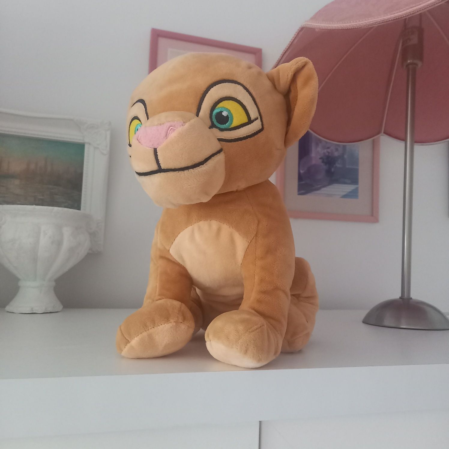 Śliczna maskotka Simba bohater z filmu Król Lew pluszak duży mięciutki