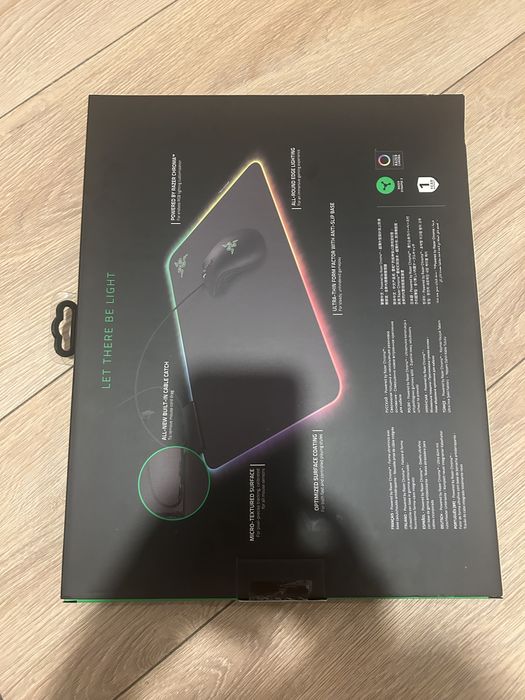 Świecąca podkładka gamingowa pod myszke dla graczy Ryzen