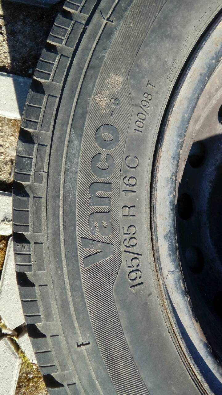 Pełnowymiarowe koło zapasowe Continental Vanco 195/65R16C