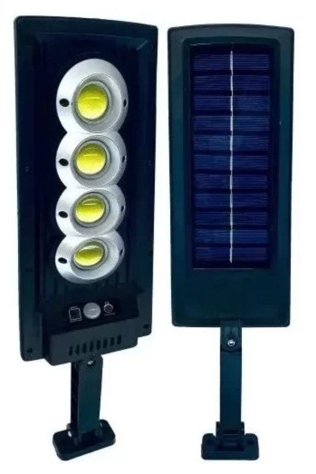 Lampa Solarna z Czujnikiem Ruchu Zmierzchu Halogen Led Latarnia