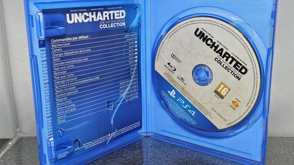 Uncharted Nathan Drake Collection 1 2 3 PS4 PlayStation 4 colecção