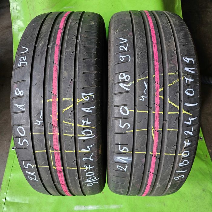 2szt opony letnie używane 215/50R18 Hankook Ventus Prime 3 Warszawa