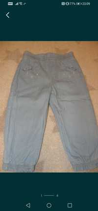 Spodnie na gumce, r. 86, nowe, miękkie, bawełniane