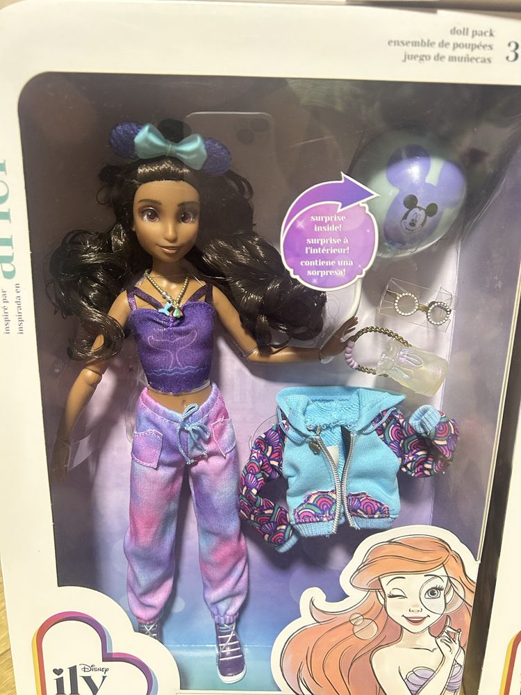 Куклы Disney ily 4EVER Doll фанатка : Белль, Ариель и Белоснежка.