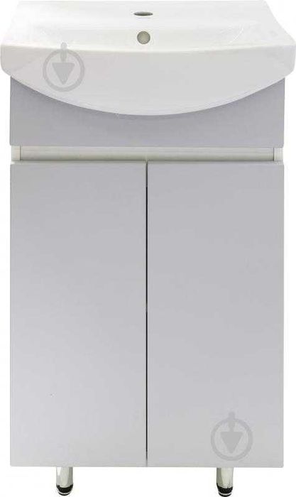 Тумба підлогова Грейд Агата 50 сіра під умивальник