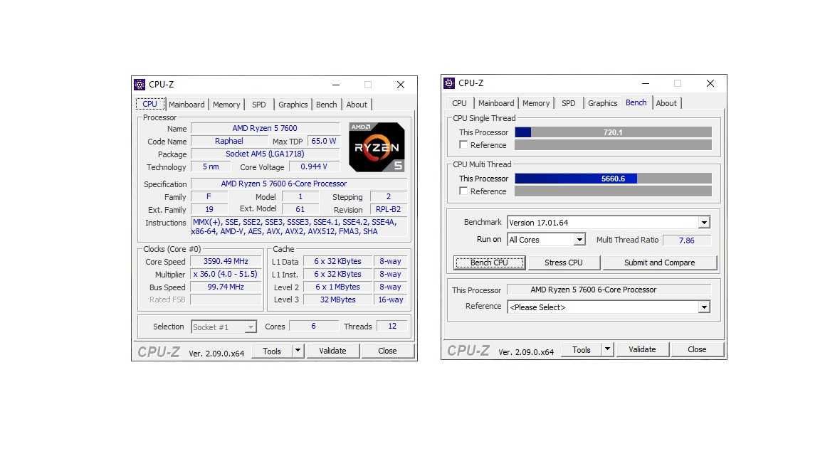 Продам комплект ASRock A620M PRO RS WIFI R5 7600 + 32 GB DDR5