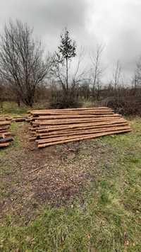 Stemple drewniane budowlane różne długości z transportem Nowe slupki