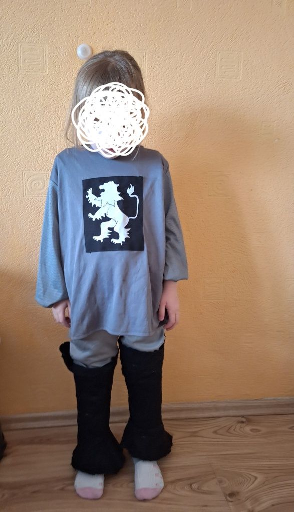 Strój rycerza na bal karnawałowy 116 cm