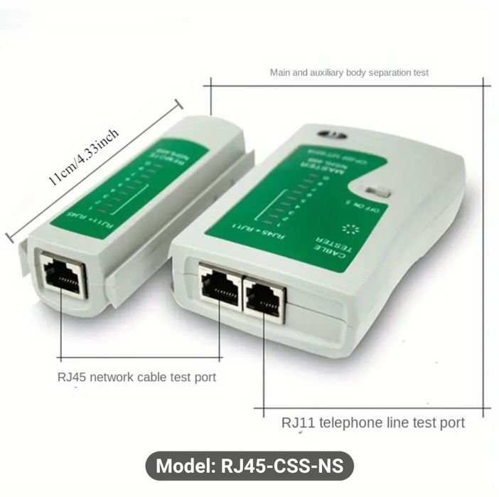 Tester kabli RJ45
