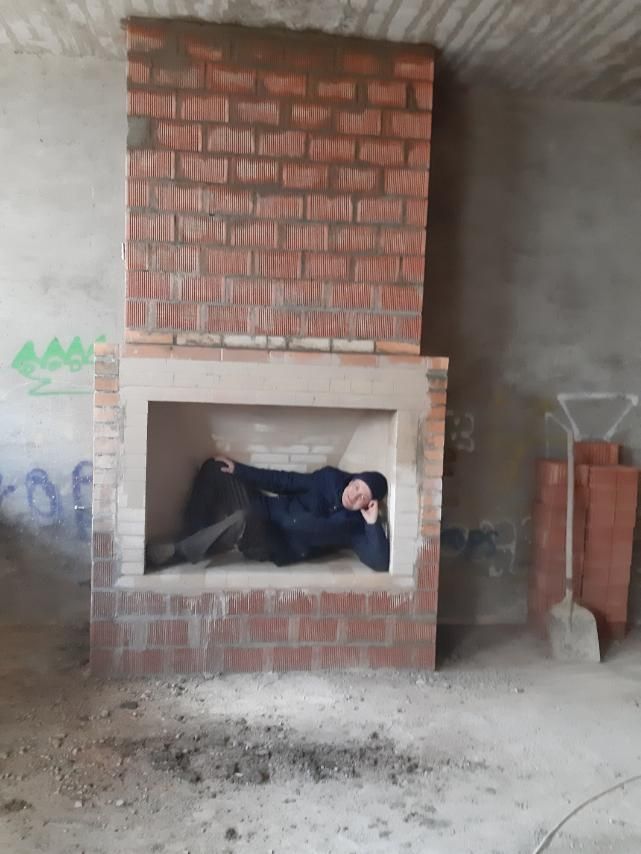 Камины с кирпича ,Каминопечи с кирпича.