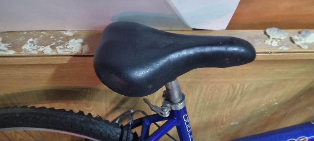 Bicicleta azul metalizado